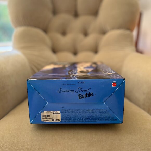 NEW AUTH EVENING PEARL PRESIDENTIAL PORCELAIN LTD BARBIE DOLL #12825 - Picture 15 of 16